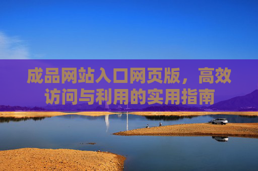 成品网站入口网页版，高效访问与利用的实用指南