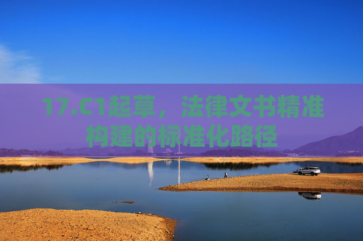17.C1起草，法律文书精准构建的标准化路径
