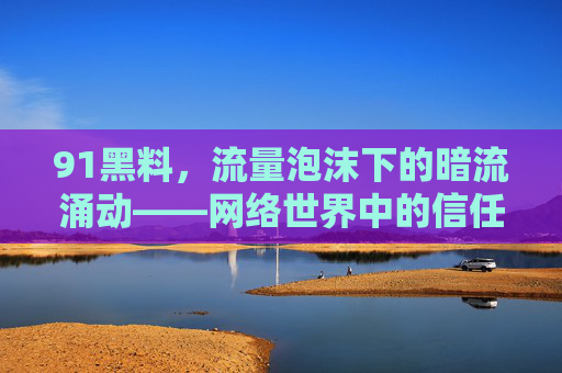 91黑料,流量泡沫下的暗流涌动——网络世界中的信任危机与生态失衡 91黑料,流量泡沫下的暗流涌动——网络世界中的信任危机与生态失衡
