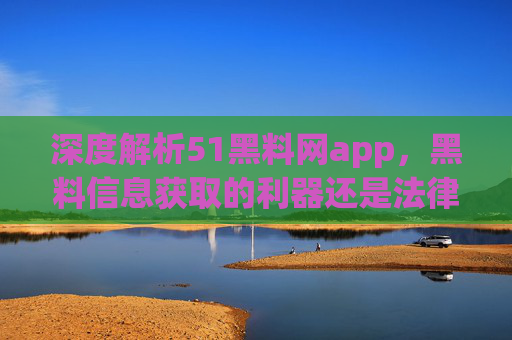 深度解析51黑料网app,黑料信息获取的利器还是法律与隐私的陷阱? 深度解析51黑料网app,黑料信息获取的利器还是法律与隐私的陷阱?