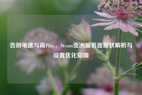 告别龟速与高Ping，Steam亚洲服务器现状解析与设置优化指南
