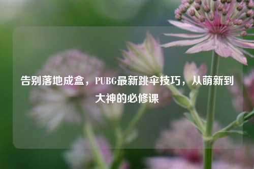 告别落地成盒，PUBG最新跳伞技巧，从萌新到大神的必修课
