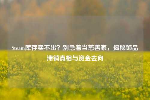 Steam库存卖不出？别急着当慈善家，揭秘饰品滞销真相与资金去向