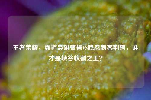 王者荣耀，霸道枭雄曹操VS隐忍刺客荆轲，谁才是峡谷收割之王？