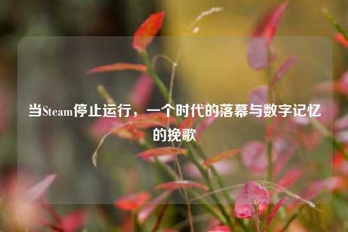 当Steam停止运行，一个时代的落幕与数字记忆的挽歌