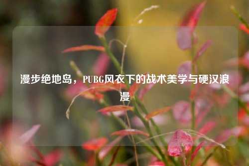 漫步绝地岛,PUBG风衣下的战术美学与硬汉浪漫