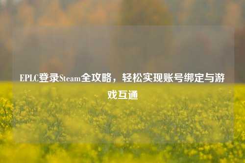 EPLC登录Steam全攻略,轻松实现账号绑定与游戏互通