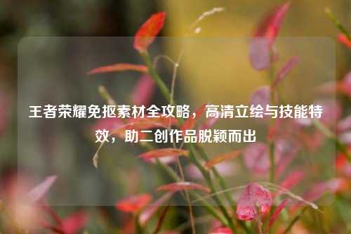王者荣耀免抠素材全攻略,高清立绘与技能特效,助二创作品脱颖而出