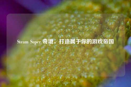 Steam Super 奇境,打造属于你的游戏帝国