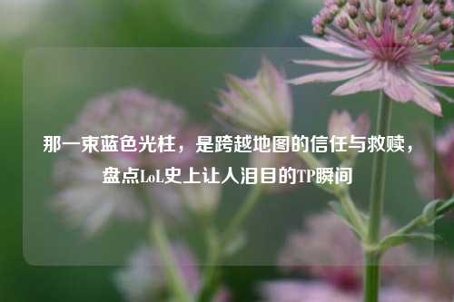 那一束蓝色光柱，是跨越地图的信任与救赎，盘点LoL史上让人泪目的TP瞬间