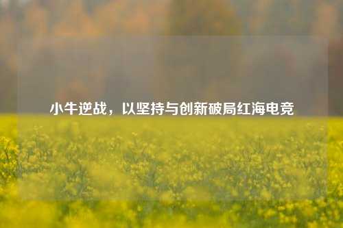小牛逆战，以坚持与创新破局红海电竞