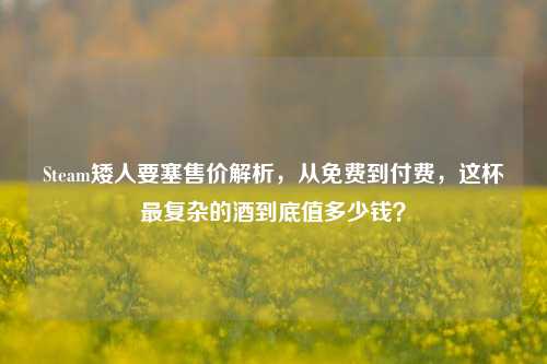 Steam矮人要塞售价解析,从免费到付费,这杯最复杂的酒到底值多少钱?
