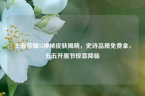 王者荣耀55神秘皮肤揭晓，史诗品质免费拿，五五开黑节惊喜降临