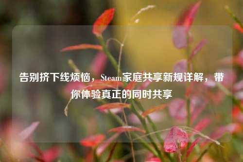 告别挤下线烦恼，Steam家庭共享新规详解，带你体验真正的同时共享