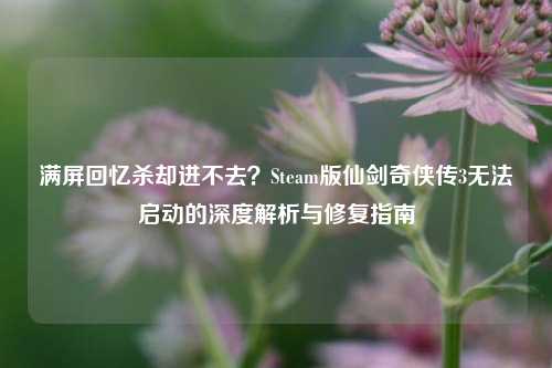 满屏回忆杀却进不去？Steam版仙剑奇侠传3无法启动的深度解析与修复指南