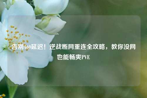 告别460延迟！逆战断网重连全攻略，教你没网也能畅爽PVE