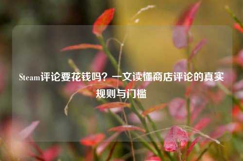Steam评论要花钱吗？一文读懂商店评论的真实规则与门槛