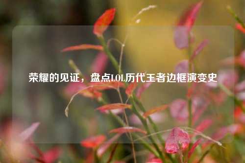 荣耀的见证，盘点LOL历代王者边框演变史