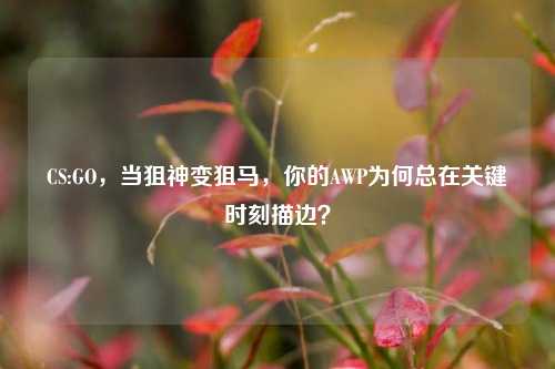 CS:GO,当狙神变狙马,你的AWP为何总在关键时刻描边?