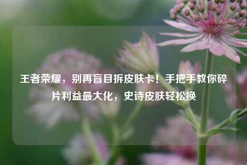 王者荣耀,别再盲目拆皮肤卡!手把手教你碎片利益最大化,史诗皮肤轻松换