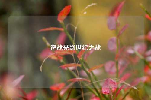 逆战光影世纪之战