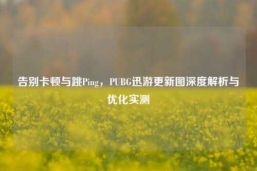 告别卡顿与跳Ping,PUBG迅游更新图深度解析与优化实测