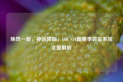 焕然一新,神话降临,LOL S11新赛季装备系统全面解析