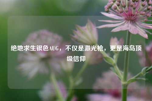 绝地求生银色AUG,不仅是激光枪,更是海岛顶级信仰