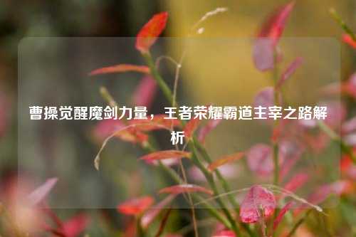 曹操觉醒魔剑力量,王者荣耀霸道主宰之路解析