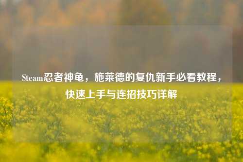 Steam忍者神龟,施莱德的复仇新手必看教程,快速上手与连招技巧详解